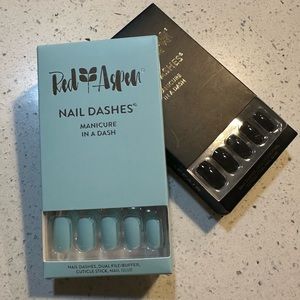 2, NIB medium length, press on nails by Red Aspen.